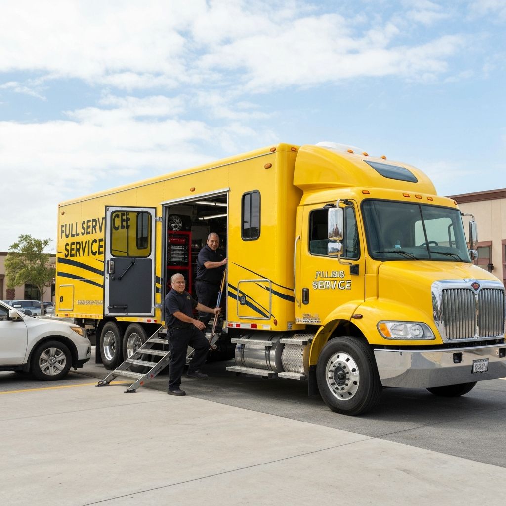 출장 서비스 차량